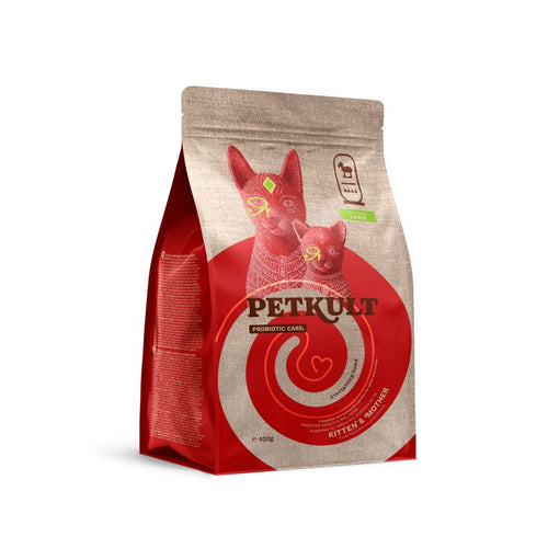 PETKULT Probiotic Care KITTEN&MOTHER, sa svjezom janjetinom, 400g
