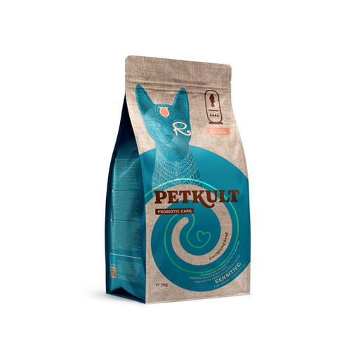 PETKULT Probiotic Care Sensitive, bogato svjezim lososom, bez zitarica, 2kg