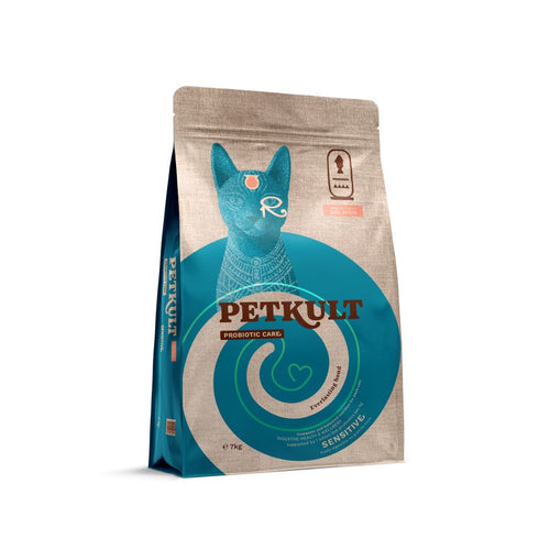 PETKULT Probiotic Care Sensitive, bogato svjezim lososom, bez zitarica, 7kg