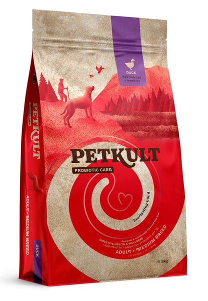 PETKULT Probiotics, Medium, pacetina sa smeđom rizom