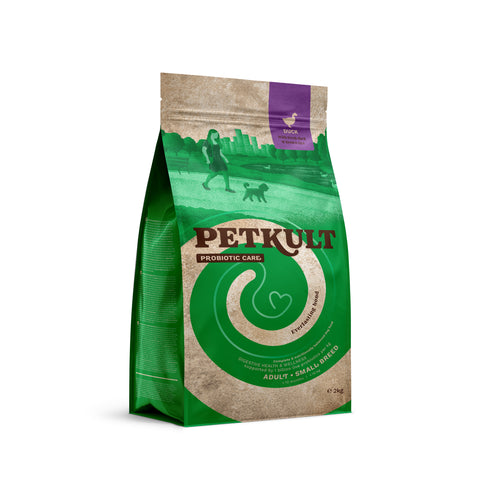PETKULT Probiotics, Small, pacetina sa smeđom rizom, 2kg