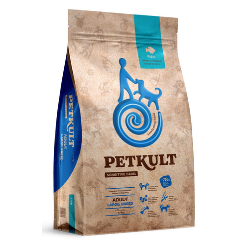 PETKULT Sensitive, Large, riba sa smeđom rizom, 12kg