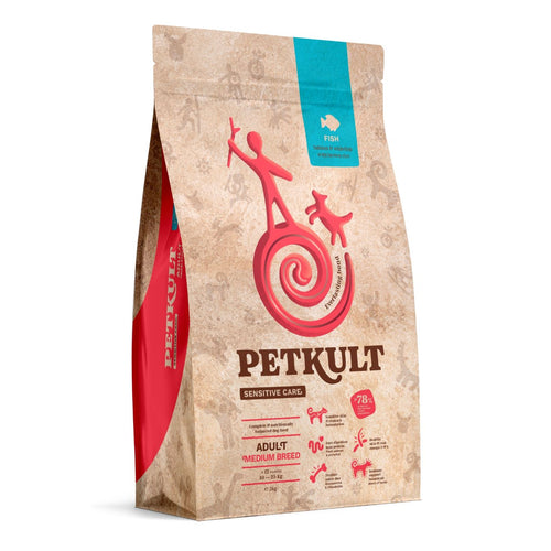 PETKULT Sensitive, Medium, riba sa smeđom rizom