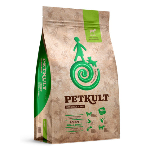 PETKULT Sensitive, Small, janjetina sa smeđom rizom, 12kg