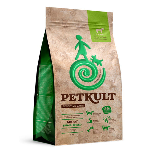 PETKULT Sensitive, Small, janjetina sa smeđom rizom, 1kg