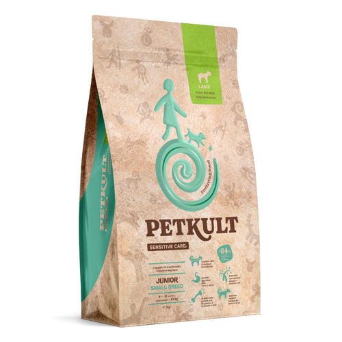 PETKULT Sensitive JUNIOR, Small, janjetina sa smeđom rizom