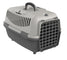 PETMAX Transporter Nomade 3, 60x40xh38cm, max. 12kg, plastična vrata, siva
