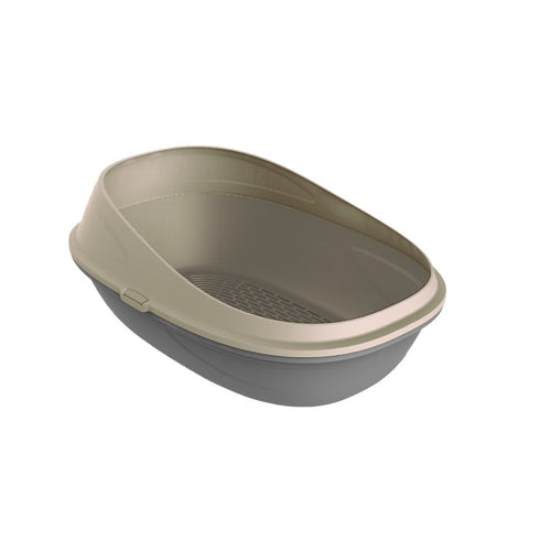 PETMAX WC za mace Pop up Comfort, 59x39xh27cm, moka