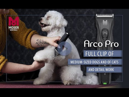 Video koji opisuje proizvod MOSER Šišač Arco Pro Clipper, 100-240V, 50/60Hz, za pse srednjih pasmina i mačke