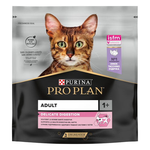 PRO PLAN Cat Delicate Digestion, s puretinom, 400g 