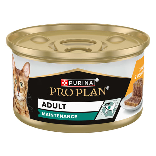 PRO PLAN Sterilized  Maintenance, terina u struci s tunjevinom i lososom, 85g
