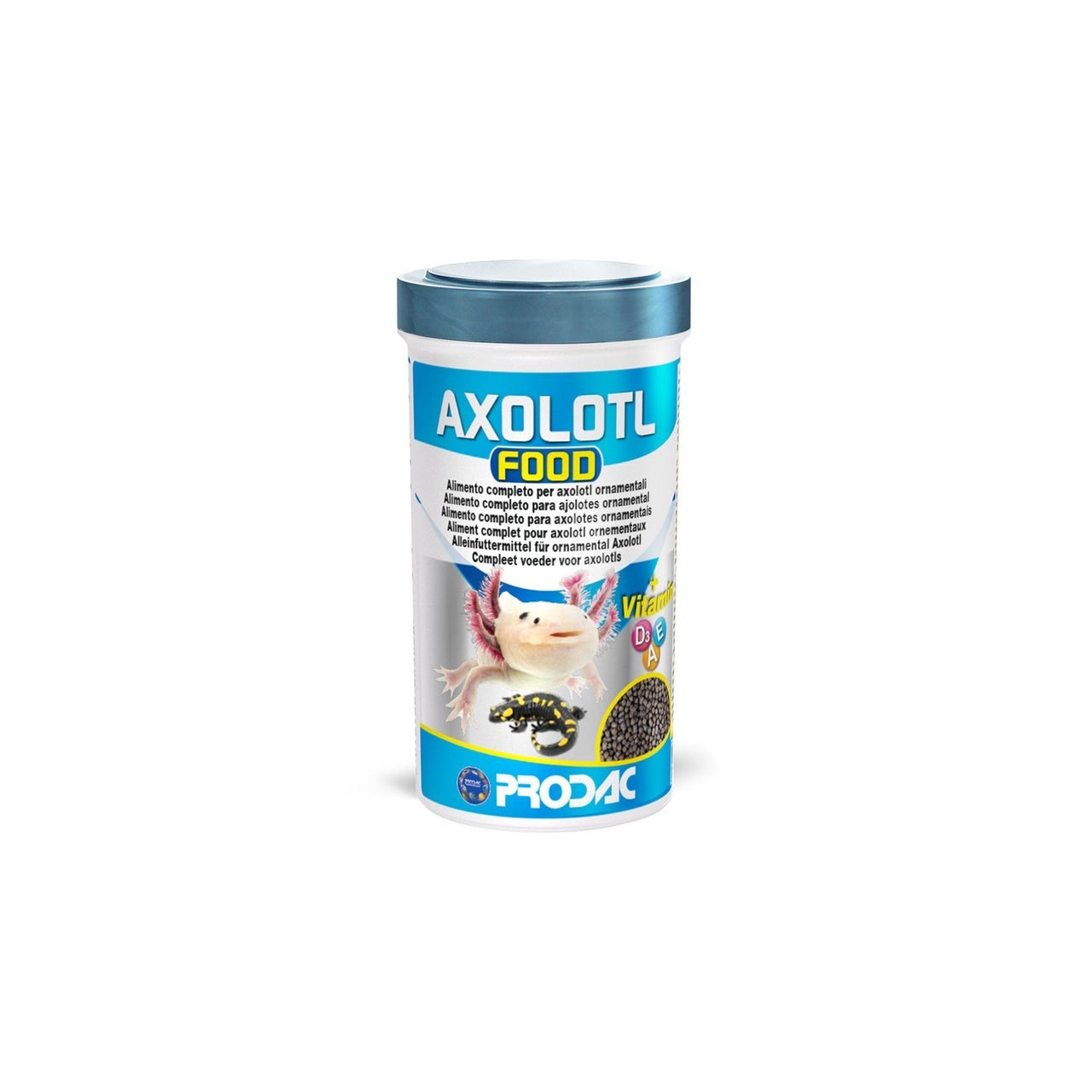PRODAC Axolotl Food, Kompletna peletirana hrana za aksolotle, 250ml 