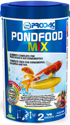 PRODAC Pondfood Mix, hrana za ribe u jezercima, listici, stapici i racici, 1,2l
