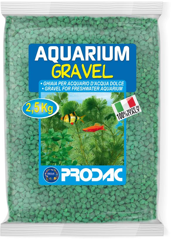 PRODAC Sljunak za akvarij, kvarcni, 2-3 mm, zeleni, 2,5kg