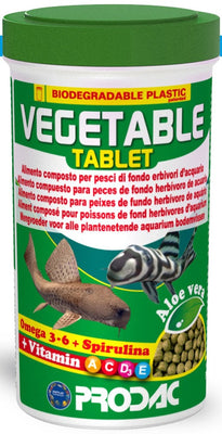 PRODAC Vegetable Tablet, hrana za ribe biljojede koje se hrane pri dnu, 100ml