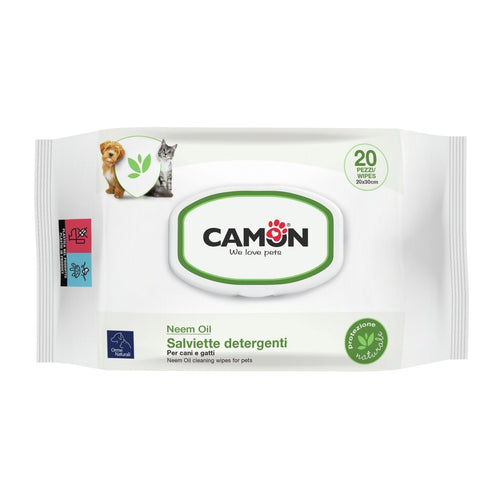 PROTECTION Vlazne maramice s uljem Neem, 20 kom  30x20cm