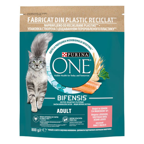 PURINA ONE, bogato lososom i cjelovitim zitaricama, 800g