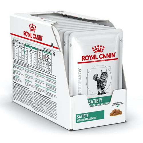 RC VHN Cat Satiety, smanjenje prekomjerne tjelesne mase,vrecice 12x85g
