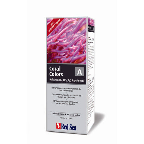 Red Sea CLERANCE Coral Colors A - Halogeni elemeti (J2, Br2, F2) 500 ml