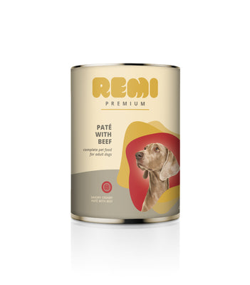 REMI PREMIUM Dog Pasteta, s govedinom, bez glutena, 400g