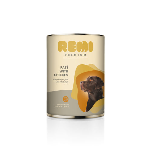 REMI PREMIUM Dog Pasteta, s piletinom, bez glutena, 400g