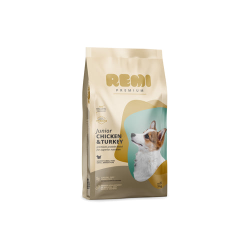 REMI PREMIUM JUNIOR Small, s piletinom i puretinom, 3kg