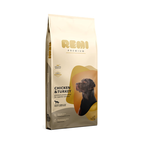 REMI PREMIUM Large, s piletinom i puretinom, 12,5kg
