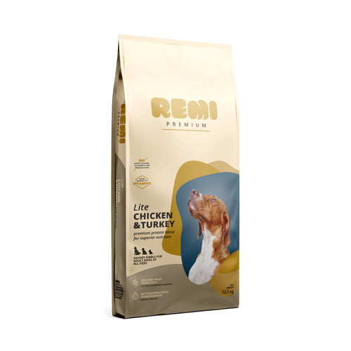 REMI PREMIUM Lite, s piletinom i puretinom, 12,5kg
