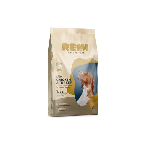 REMI PREMIUM Lite, s piletinom i puretinom, 3kg