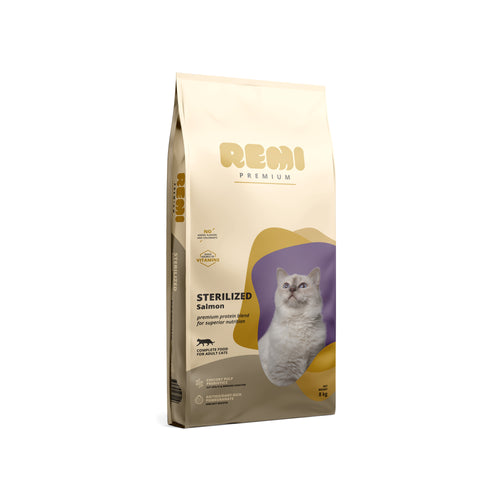 REMI PREMIUM Sterilized, losos, 8kg