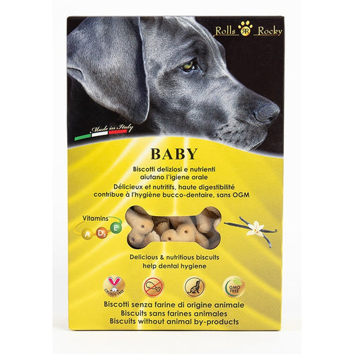 ROCKY BABY biskviti za stence s okusom vanilije, 300g