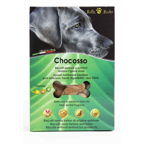 ROCKY CHOCCOSSO biskviti za pse s okusom kakaa, 300g