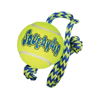 KONG Igracka za psa, Tennis ball w/rope, Medium, zvucna, 53x7x7cm