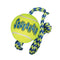 KONG Igračka za psa, Tennis ball w/rope, Medium, zvučna, 53x7x7cm