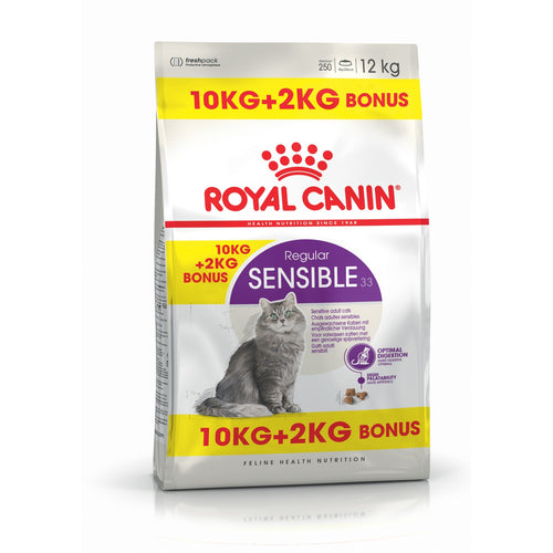 ROYAL CANIN FHN Sensible, 10kg+2kg BONUS