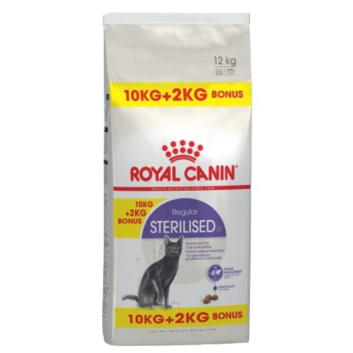 ROYAL CANIN FHN Sterilised, 10+2kg BONUS
