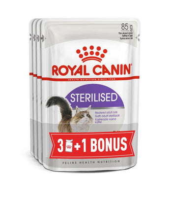 ROYAL CANIN vrecica za macke FHN Sterilised u umaku 85g 3+1 BONUS
