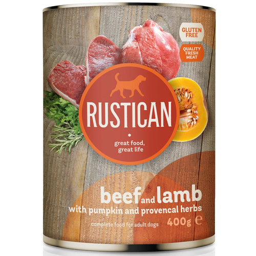 RUSTICAN Govedina i janjetina s bundevom i provansalskim biljem, bez glutena