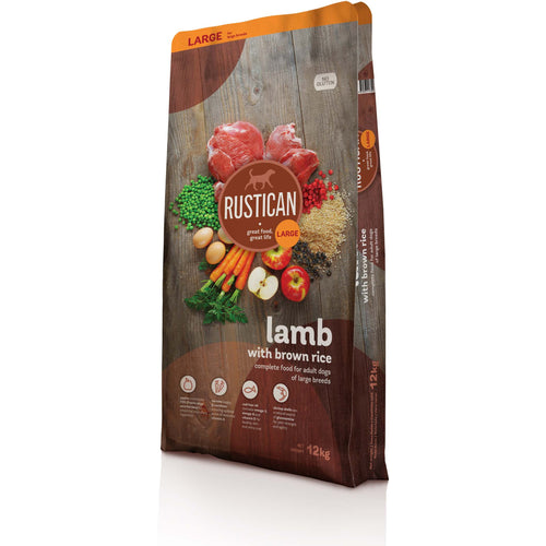 RUSTICAN Large Janjetina sa smeđom rizom, bez glutena, 12kg