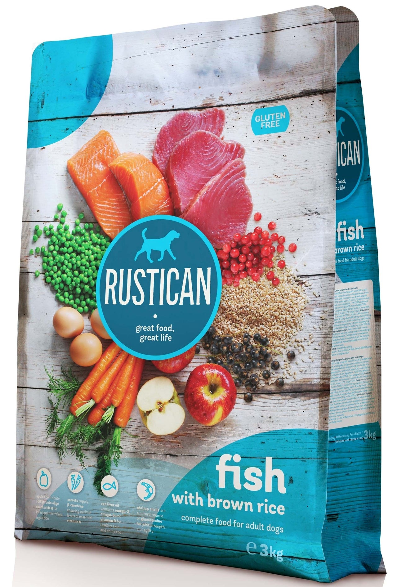 RUSTICAN Riba sa smeđom rizom, bez glutena