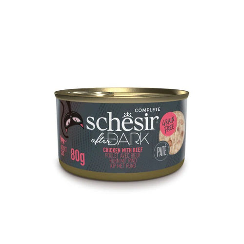 SCHESIR Afer Dark Pate, piletina s govedinom, bez zitarica, 80g