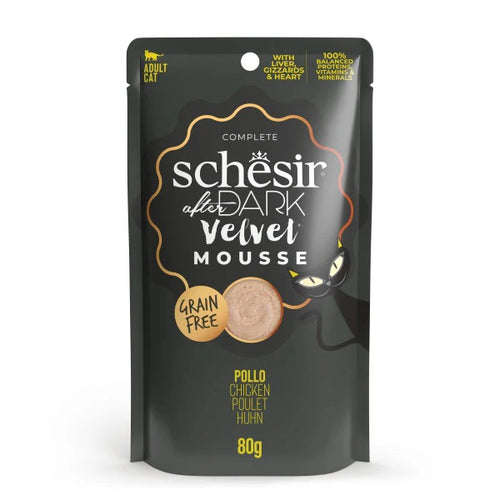 SCHESIR Afer Dark Velvet Mousse, piletina, bez zitarica, 80g