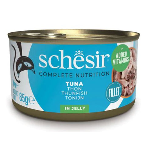 SCHESIR Konzerva za macke Tunjevina u mekanom zeleu 85g