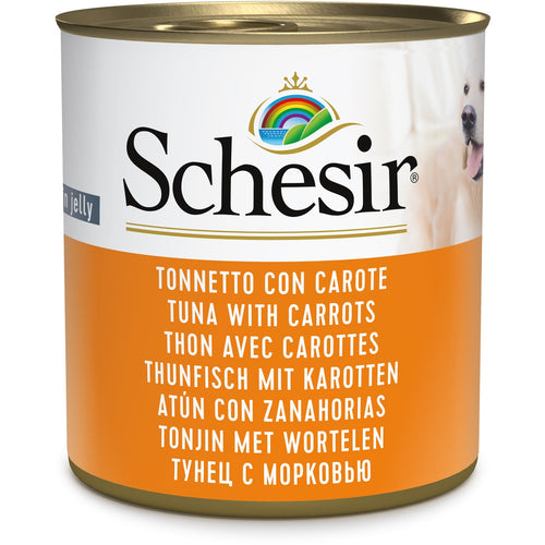 SCHESIR Konzerva za pse Tuna u zeleu s mrkvom, 285g