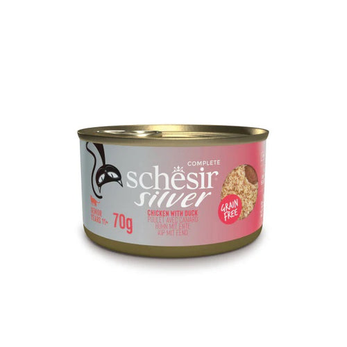 SCHESIR Silver Senior, fileti piletine s mousseom pacetine, bez zitarica, 70g