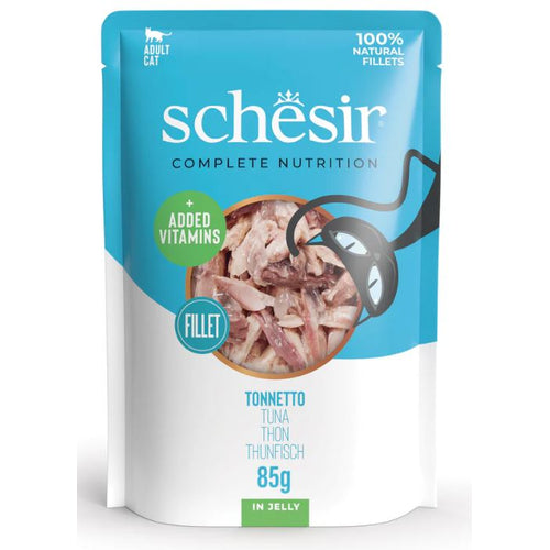 SCHESIR Vrecica za macke, Tuna u zeleu, 85g