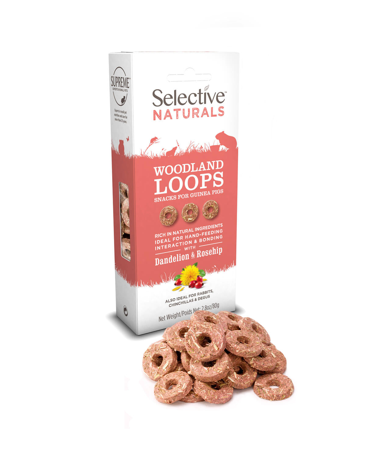 SELECTIVE NATURALS Woodland Loops, s maslackom i sipkom, 80 g