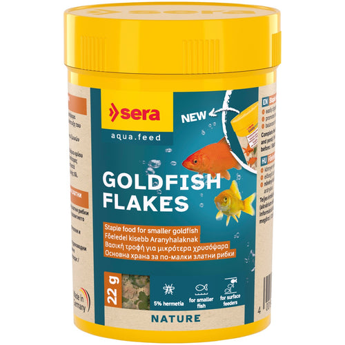 SERA Goldfish Flakes hrana u listicima za hladnovodne ribe 22g,100ml 