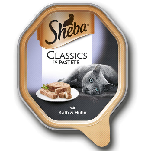 SHEBA Classic, pasteta s teletinom i piletinom, u struci, 85g