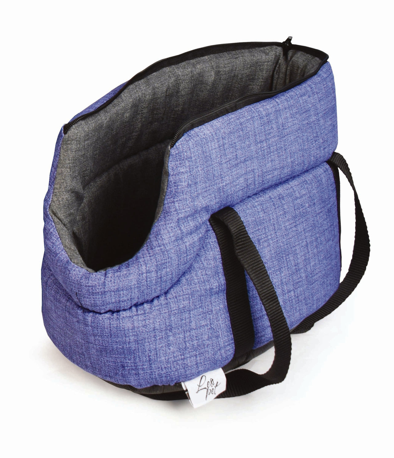 LEO PET Torba Venere 45x30x28cm, plava/siva